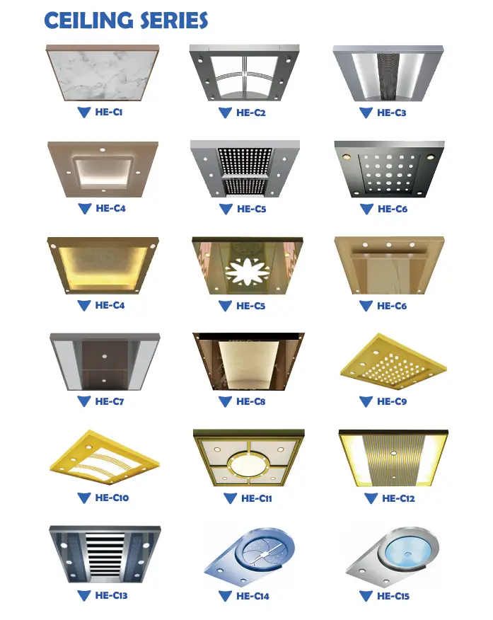 elevator ceiling designs